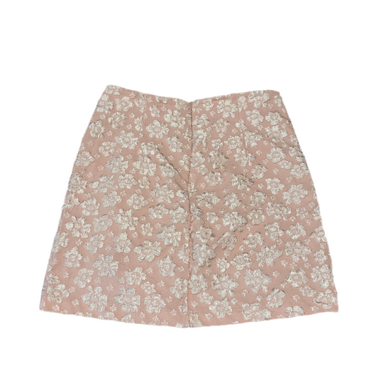 Pink Floral Mini Skirt