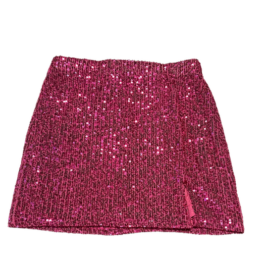 Pink Sequin Skirt