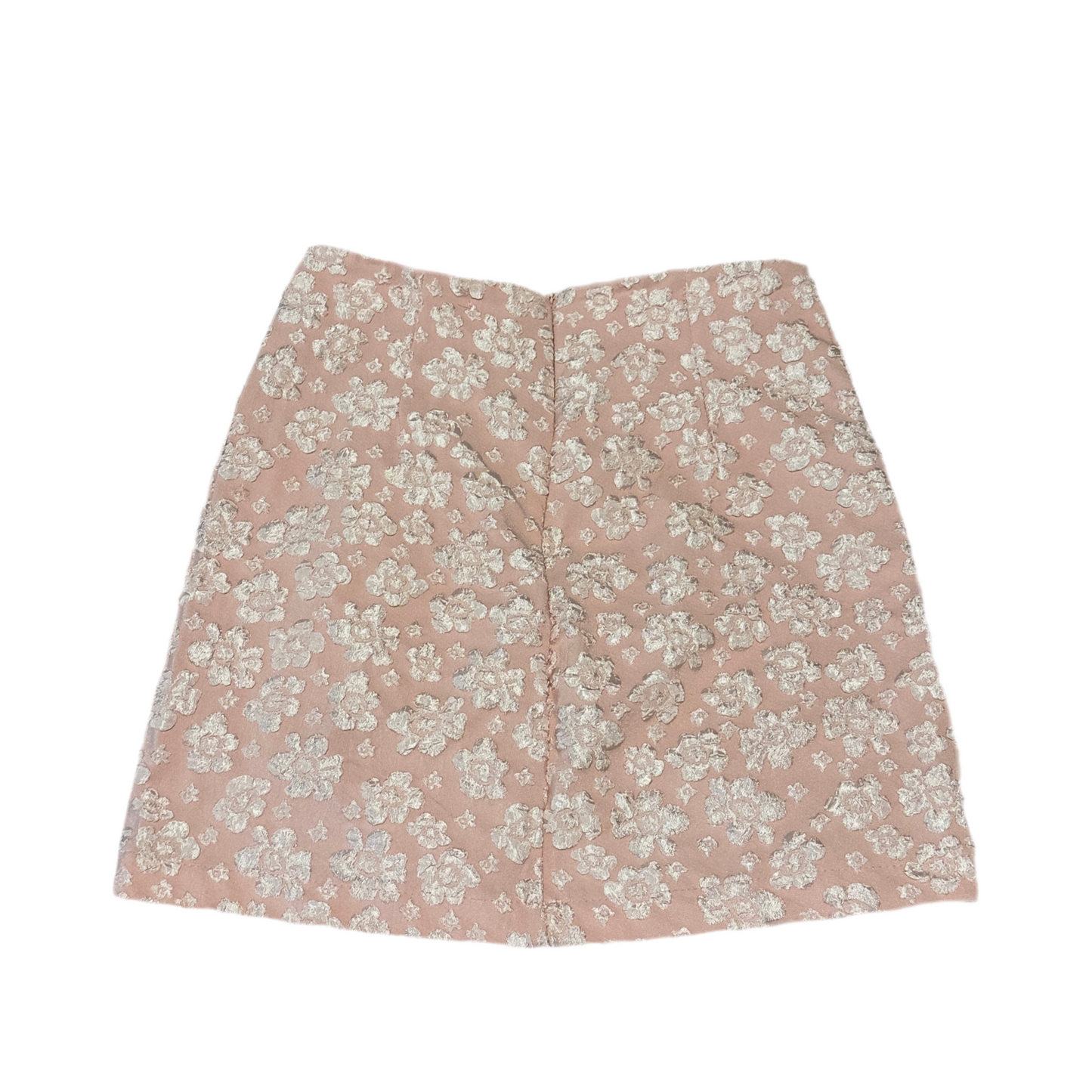 Pink Floral Mini Skirt
